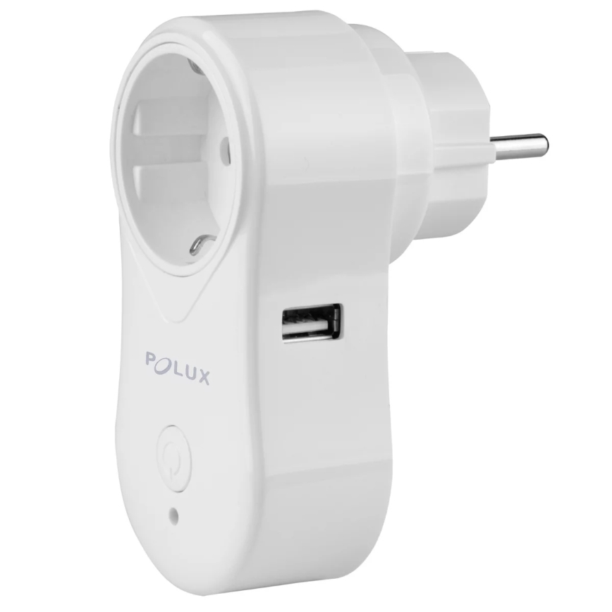 Nutikas pistikupesa SMART 3400W/230V Wi-Fi Tuya + USB SCHUKO