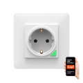 Nutikas pistikupesa SMART 3680W/230V/16A Wi-Fi Tuya SCHUKO