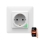 Nutikas pistikupesa SMART 3680W/230V/16A Wi-Fi Tuya SCHUKO