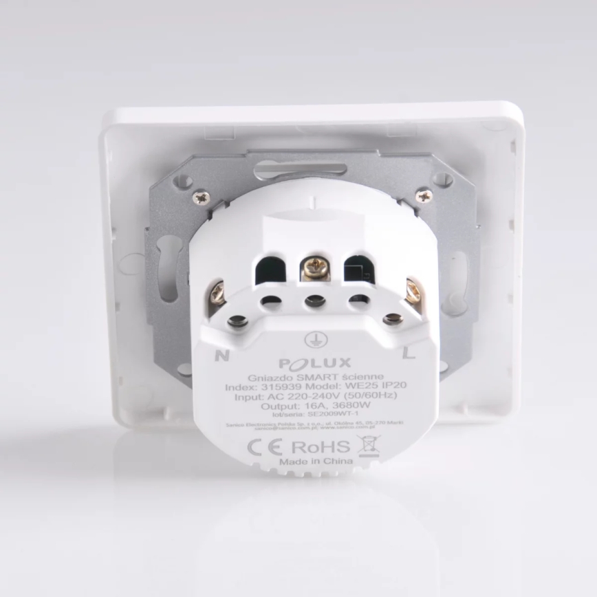 Nutikas pistikupesa SMART 3680W/230V/16A Wi-Fi Tuya SCHUKO