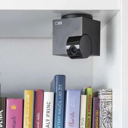 Nutikas pöörlev sisekaamera liikumisanduriga GoSmart 5V Wi-Fi Tuya must
