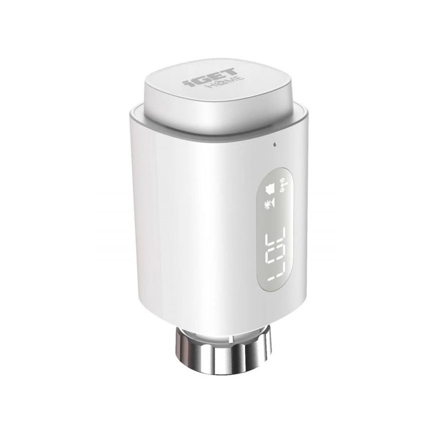 Nutikas termostaatpea koos LED dioodidega ekraaniga 2xAA/3V Zigbee