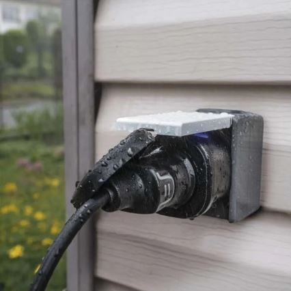 Nutikas välipistikupesa GoSmart 3680W/230V/16A Wi-Fi Tuya IP44