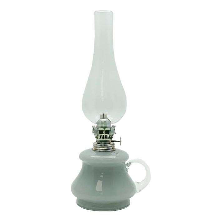 Õlilamp TEREZA 34 cm hall opaalklaas