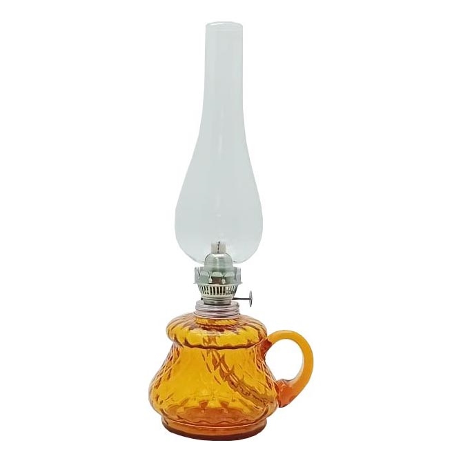 Õlilamp TEREZA 34 cm merevaik tšekid