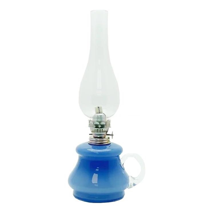 Õlilamp TEREZA 34 cm tumesinine