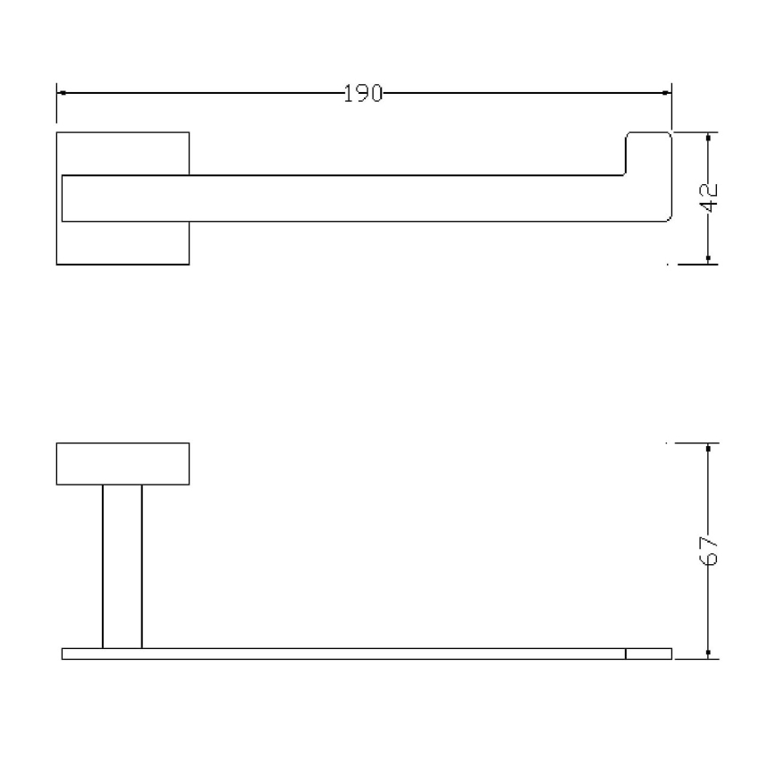 OMNIRES 8151BCR - Tualettpaberihoidja  LIFT läikiv kroom