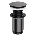 OMNIRES A706AT - Valamu äravoolupesa CLICK-CLACK d. 6,6 cm harjatud antratsiit