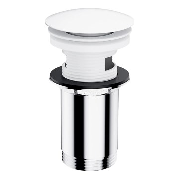 OMNIRES A706BM - Valamu äravoolupesa CLICK-CLACK d. 6,6 cm matt valge