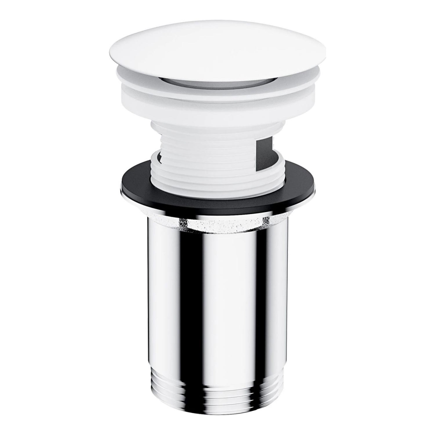OMNIRES A706BM - Valamu äravoolupesa CLICK-CLACK d. 6,6 cm matt valge