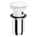 OMNIRES A706BP - Valamu äravoolupesa CLICK-CLACK d. 6,6 cm läikiv valge