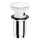 OMNIRES A706BP - Valamu äravoolupesa CLICK-CLACK d. 6,6 cm läikiv valge