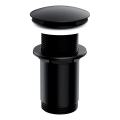 OMNIRES A716BL - Valamu äravoolupesa CLICK-CLACK d. 6,6 cm poolmatt must