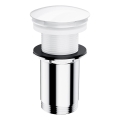 OMNIRES A716BP - Valamu äravoolupesa CLICK-CLACK d. 6,6 cm läikiv valge