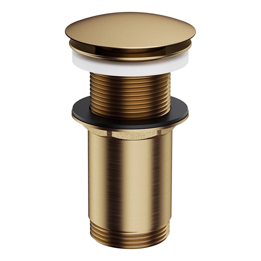 OMNIRES A716BR - Valamu äravoolupesa CLICK-CLACK d. 6,6 cm harjatud antiikpronks