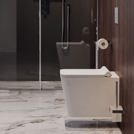 OMNIRES BOSTONMWBP - seinapealne WC SoftClose-istmega BOSTON keraamika/läikiv valge