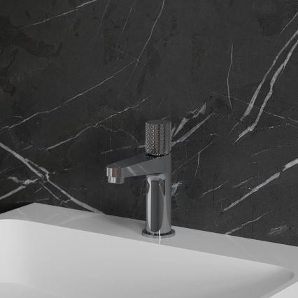 OMNIRES CT8010CR - Valamu kraan CONTOUR 16,6 cm läikiv kroom