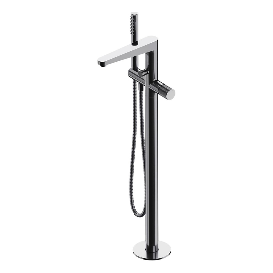 OMNIRES CT8033CR - Eraldiseisev vannikomplekt koos kraaniga CONTOUR läikiv kroom