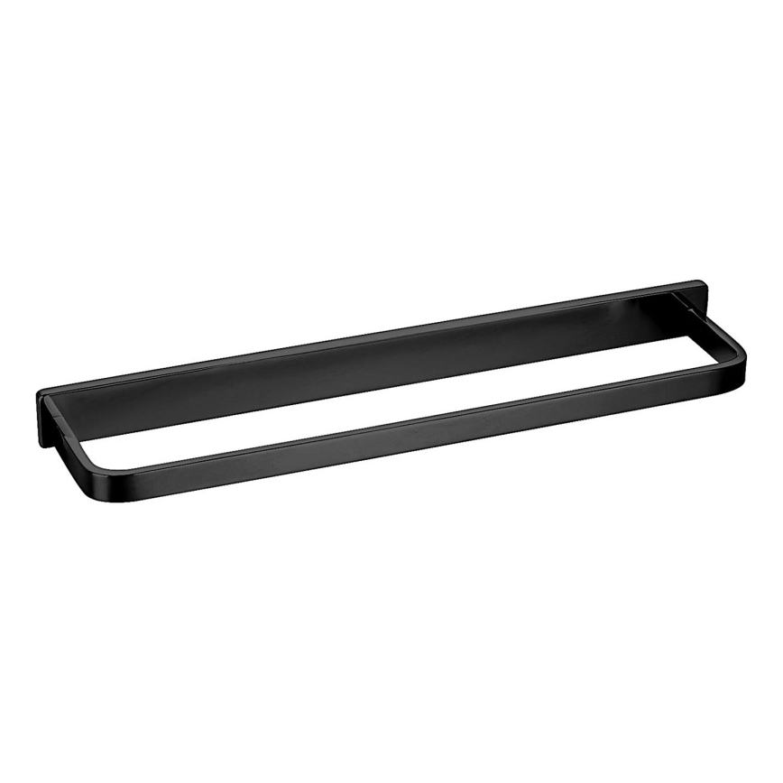 OMNIRES DA70230BL - Käterätikuhoidja seinale DARLING 37 cm poolmatt must
