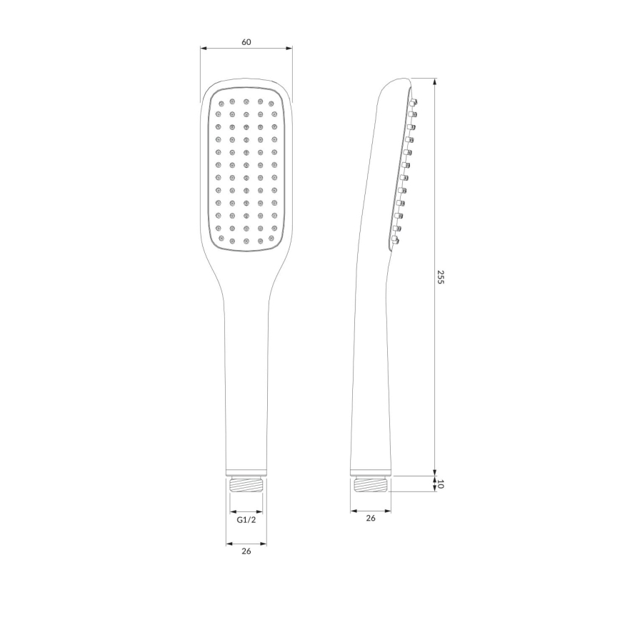 OMNIRES HUDSONX-PCR - Dušikomplekt HUDSONX läikiv kroom