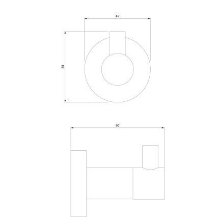 OMNIRES MP60110BL - Nagi seinale MODERN PROJECT matt must
