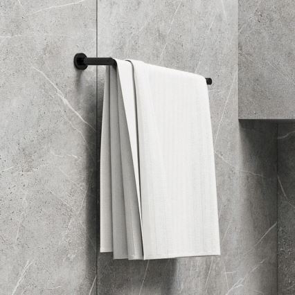 OMNIRES MP60214BL - Käterätikuhoidja seinale MODERN PROJECT 40 cm matt must