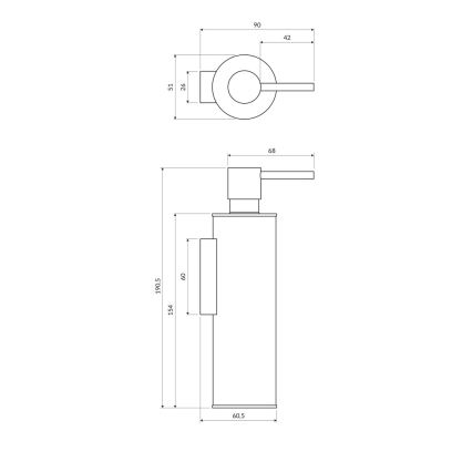 OMNIRES MP60721BL - Seebidosaator seinale MODERN PROJECT 150 ml matt must