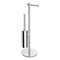 OMNIRES MP60810CR - WC-paberi ja WC-harja hoidik MODERN PROJECT läikiv kroom