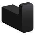OMNIRES NL80110BL - Nagi seinale NELSON matt must