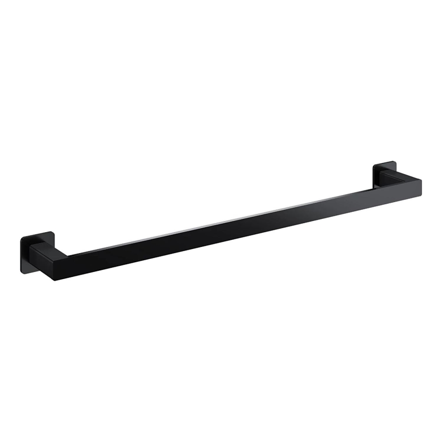 OMNIRES NL80216BL - Käterätikuhoidja seinale NELSON 62 cm matt must