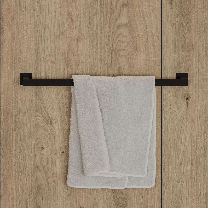 OMNIRES NL80216BL - Käterätikuhoidja seinale NELSON 62 cm matt must