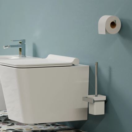 OMNIRES NL80620CR - Seinale paigaldatav tualetihari NELSON läikiv kroom