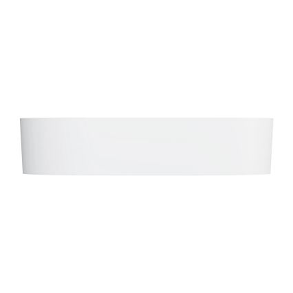 OMNIRES OVOUNBM - Lauaplaadile paigaldatav valamu OVO 55x36 cm dolomiit/mattvalge