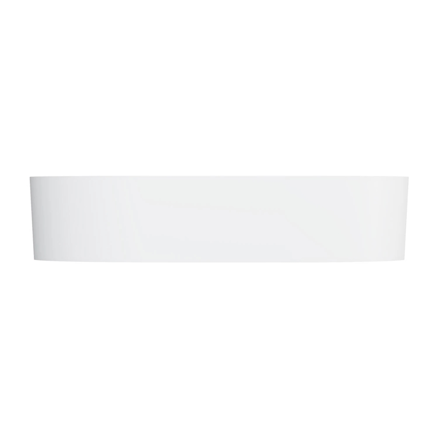OMNIRES OVOUNBM - Lauaplaadile paigaldatav valamu OVO 55x36 cm dolomiit/mattvalge