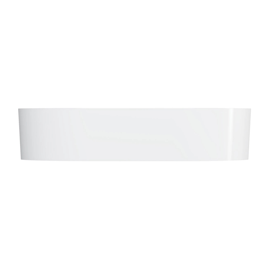 OMNIRES OVOUNBP - Tööpinnale paigaldatav valamu OVO 55x36 cm dolomiit/läikiv valge