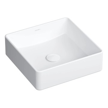 OMNIRES PASADENA360BP - Lauapinnale asetatav PASADENA 36x36 cm keraamika/läikiv valge