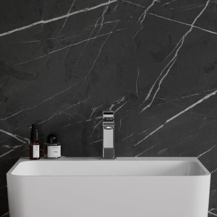 OMNIRES PM7410CR - Valamu kraan PARMA 15 cm läikiv kroom