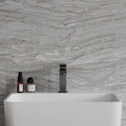 OMNIRES PM7410GR - PARMA 15 cm valamusegisti, harjatud grafiit