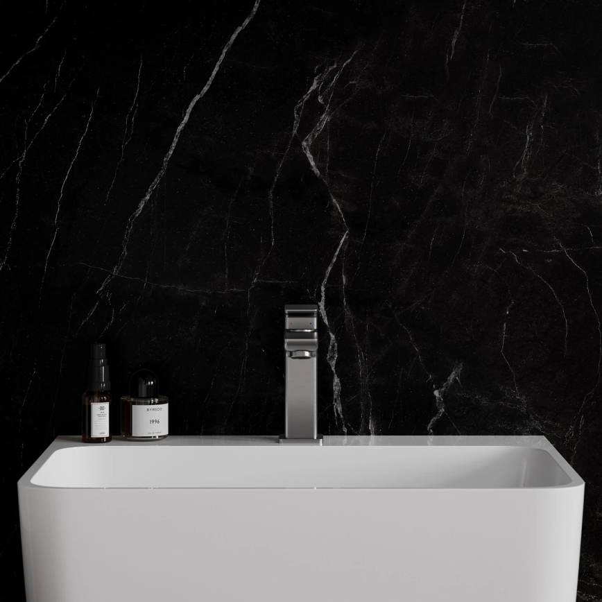 OMNIRES PM7410IN - PARMA valamu segisti 15 cm, harjatud nikkel
