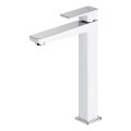 OMNIRES PM7412CRB - Valamu kraan PARMA 27,3 cm läikiv kroom/valge