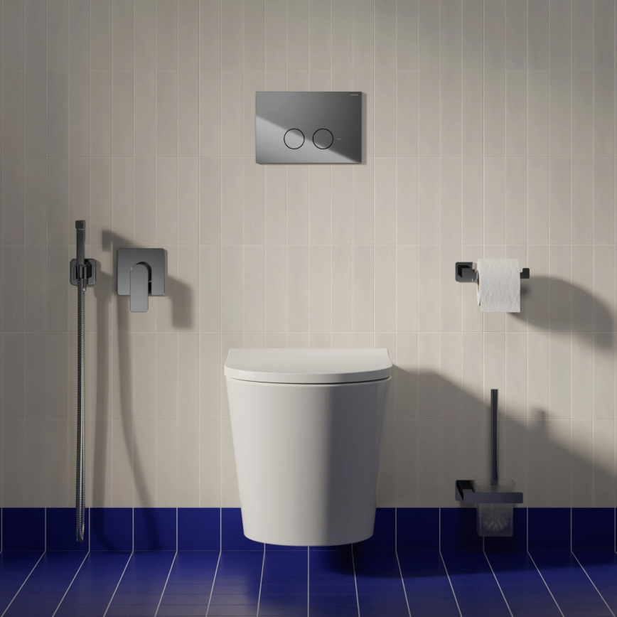 OMNIRES TAMPAMWBP - rippuv WC koos SoftClose-istmega TAMPA keraamika/läikiv valge