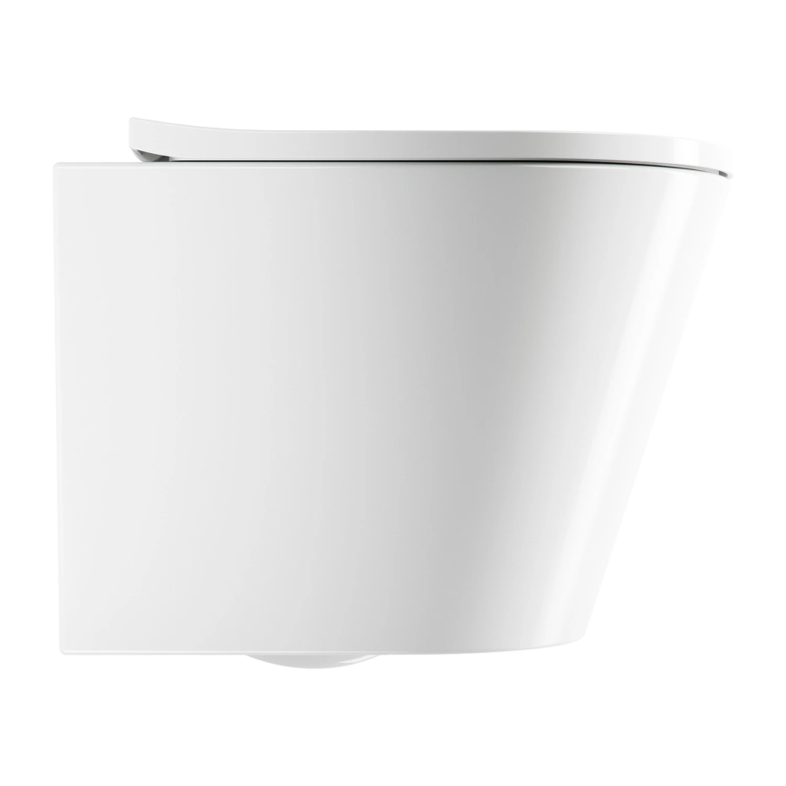 OMNIRES TAMPAMWBP - rippuv WC koos SoftClose-istmega TAMPA keraamika/läikiv valge