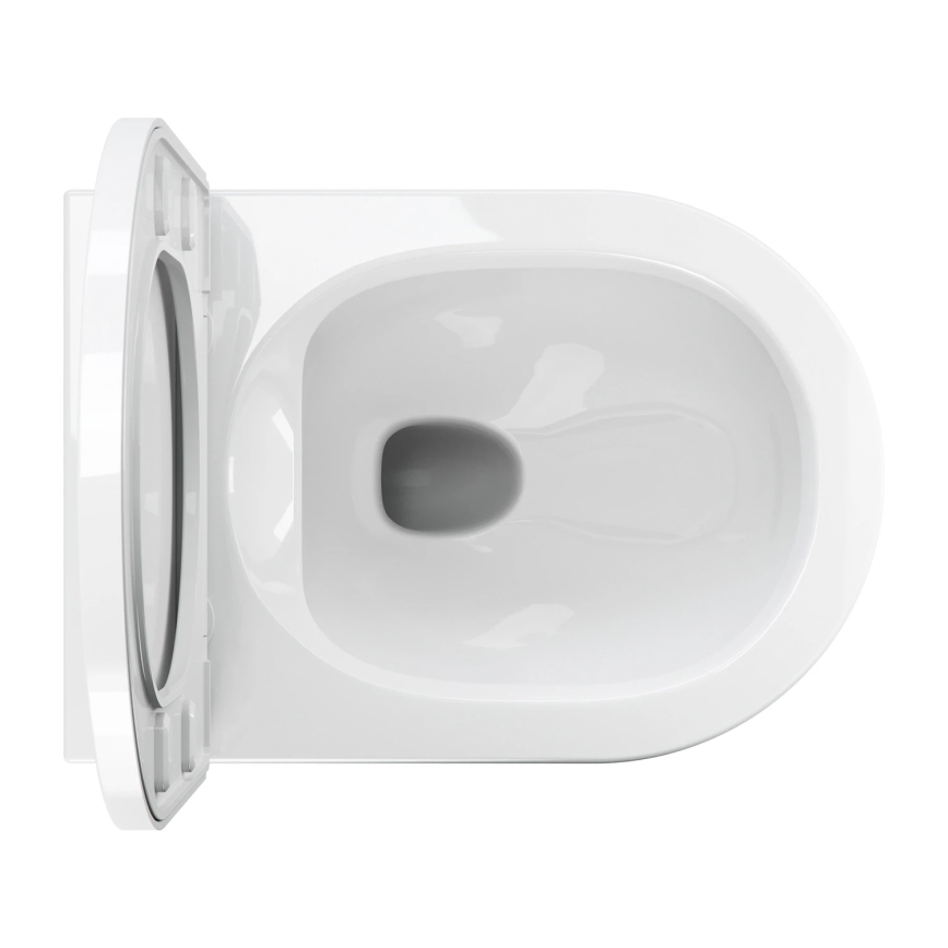 OMNIRES TAMPAMWBP - rippuv WC koos SoftClose-istmega TAMPA keraamika/läikiv valge
