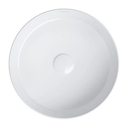 OMNIRES TULSA355BP - Lauale paigaldatav valamu TULSA, Ø 36 cm, keraamika/läikivvalge
