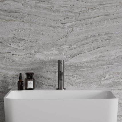 OMNIRES Y1210NGR - Valamu kraan Y 16,2 cm harjatud grafiit