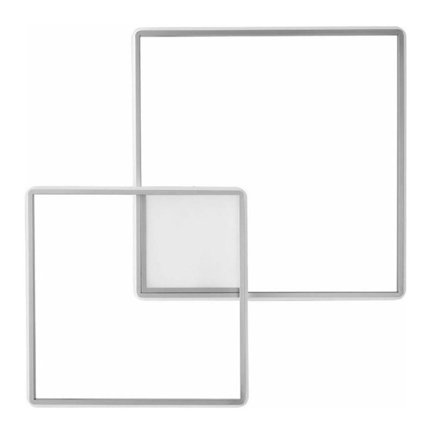 Ondaluce - hämardatav LED-laelamp DOWEL LED/60W/230V 75x75 cm hõbedane