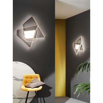 Ondaluce - Hämardatav LED-laelamp GALAXY LED/90W/230V 71x84 cm kuldne