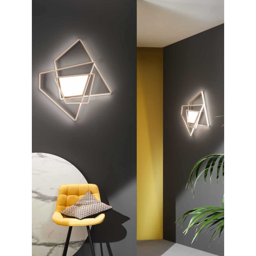 Ondaluce - Hämardatav LED-laelamp GALAXY LED/90W/230V 71x84 cm kuldne