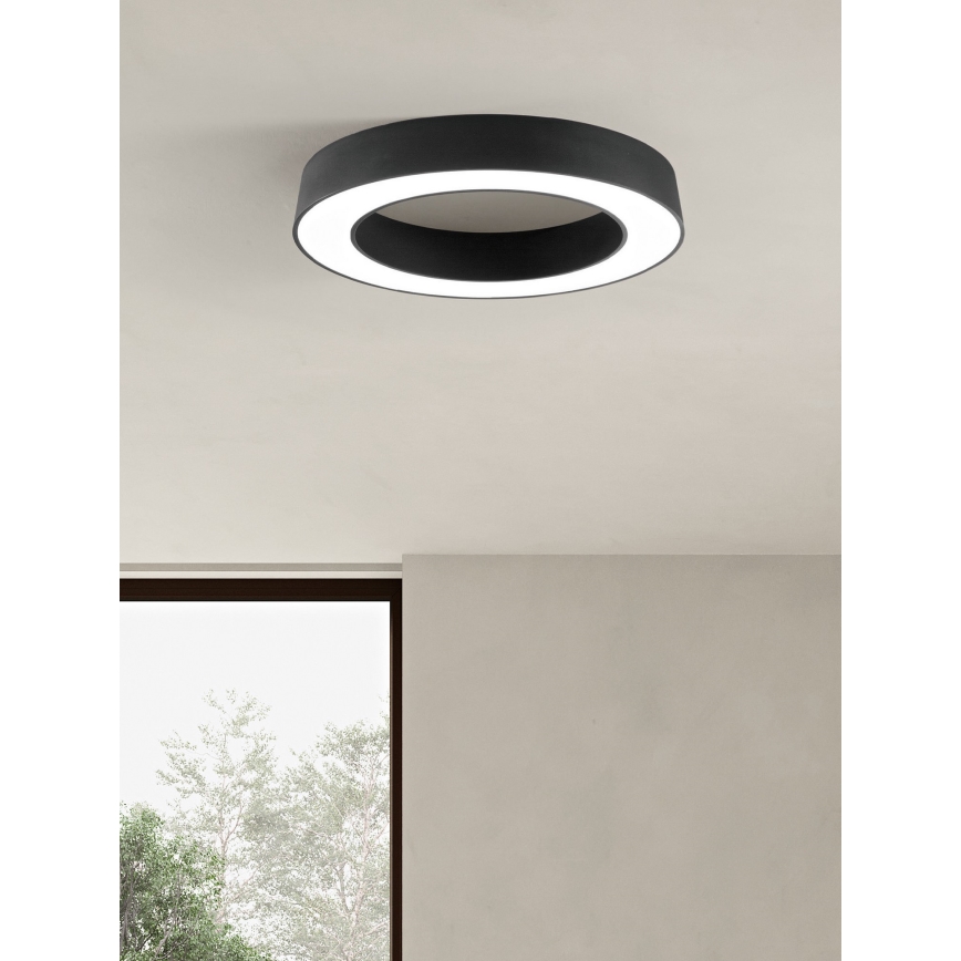 Ondaluce - GLOBUS LED hämardatav laelamp, 80W/230V, 3000/4000K, läbimõõt 100 cm, must
