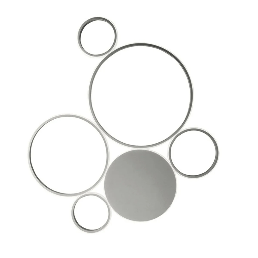 Ondaluce - Hämardatav LED-laelamp POIS LED/68W/230V hõbedane